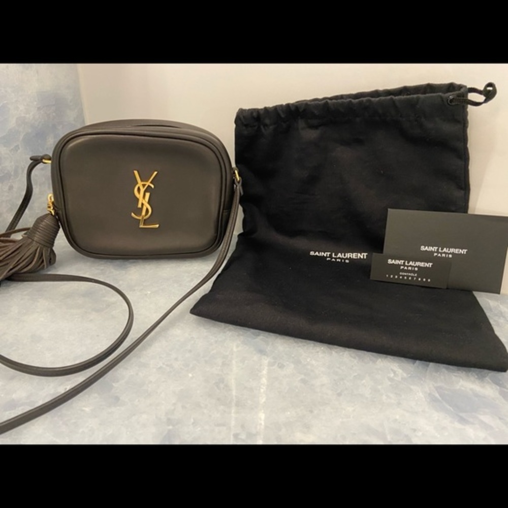 YSL AUTHENTIC monogram blogger crossbody bag